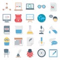 Education Color Isolated Vector Icons Editable Best For Education Projects