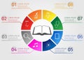 Education concept student vector. Book