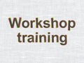 Education concept: Workshop Training on fabric Royalty Free Stock Photo