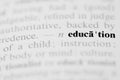 Education Dictionary Entry