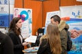 Education Fair to choose career path and vocational counseling Royalty Free Stock Photo