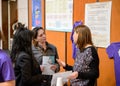 Education Fair to choose career path and vocational counseling Royalty Free Stock Photo