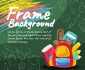 education frame background concept illustration vector design 3