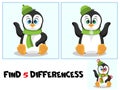 Education game for children `Find 5 differences`.