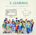 Education Global Connectivity Graphic Concept Royalty Free Stock Photo