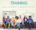 Education Global Connectivity Graphic Concept Royalty Free Stock Photo