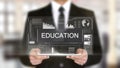 Education, Hologram Futuristic Interface, Augmented Virtual Reality