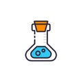 Education icon, science icon. Perfect for application, web, logo and presentation template. icon design filled line style Royalty Free Stock Photo