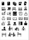 Book education icons