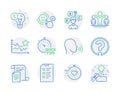 Education icons set. Included icon as Timer, Ranking stars, Quick tips signs. Vector