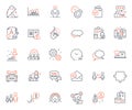 Education icons set. Included icon as Work, Teamwork business and Verification document web elements. Vector Royalty Free Stock Photo