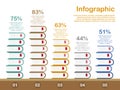 Education infographic template design