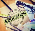 Education Knowledge learning School Studying Concept Royalty Free Stock Photo