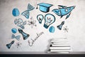 Education and leadership concept Royalty Free Stock Photo