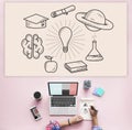 Education Learning Ideas Study Knowledge Concept Royalty Free Stock Photo