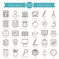 Education Line Icons