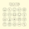 Education Linear Icons