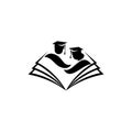 Education Logo, graduation cap education vector icon, University logo template desig