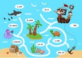 Education maze game