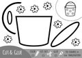 Education paper game for children, Pail