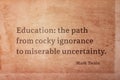 Education path Twain