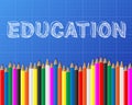 Education Pencils Blueprint