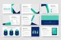 Education Powepoint presentation slides template. Online learning slide template or landing page, university presentation layout