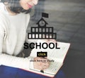 Education School Learning Homepage Concept Royalty Free Stock Photo