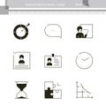 Education and School outline icon collection