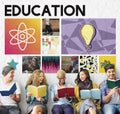 Education Science Physics Graphic Icons Concept