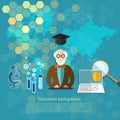 Education and science professor teachers in the classroom Royalty Free Stock Photo