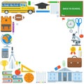 Education Supplies Background