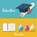 Education supplies concept isolated icon Royalty Free Stock Photo