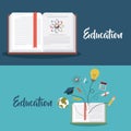 Education supplies concept isolated icon Royalty Free Stock Photo
