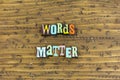 Words matter understanding language communication
