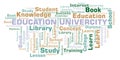 Education Univercity word cloud.