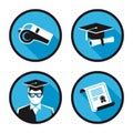 Education vector icons