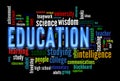 Education word cloud