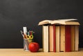 Back to school conceptual background Royalty Free Stock Photo