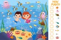 Educational game for children vector concept