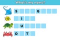 Educational game whats my name-3
