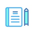 Educational Homework Icon Royalty Free Stock Photo