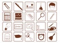 Educational icons. Vector illustration decorative background design