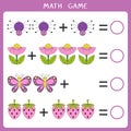 Educational math game for kids