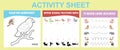 3 in 1 Activity kit animals edition for preschool and kindergarten kids