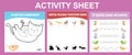 3 in 1 Activity kit animals edition for preschool and kindergarten kids.