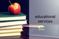 Educational services background Royalty Free Stock Photo