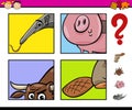 Educational task with animals