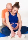 The educational training before birth to firstborn Royalty Free Stock Photo