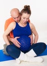 The educational training before birth to firstborn Royalty Free Stock Photo